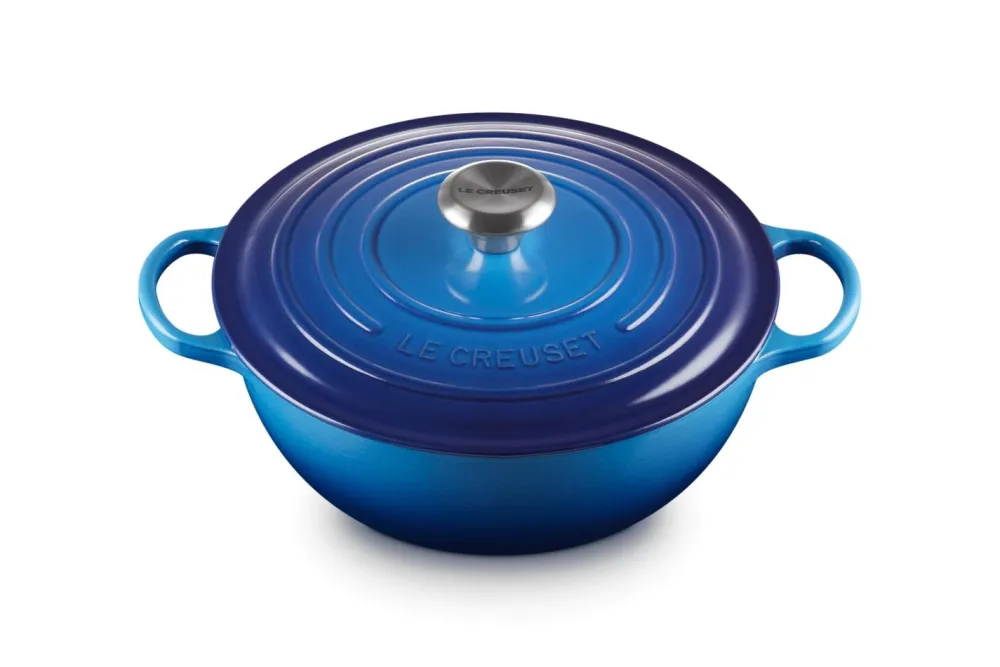 Le Creuset Braadpan Marmite Gietijzer Azure Online