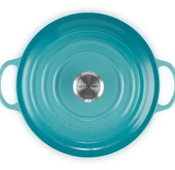 Braadpan Le Creuset Marmite Gietijzer Caribbean Blue 26 cm