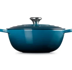 Le Creuset Braadpan Marmite Gietijzer Deep Teal 26 cm Online