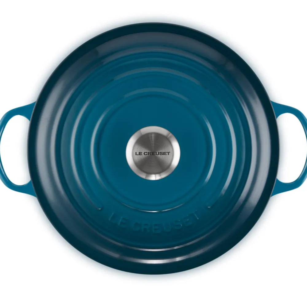 Le Creuset Braadpan Marmite Gietijzer Deep Teal 26 cm Online