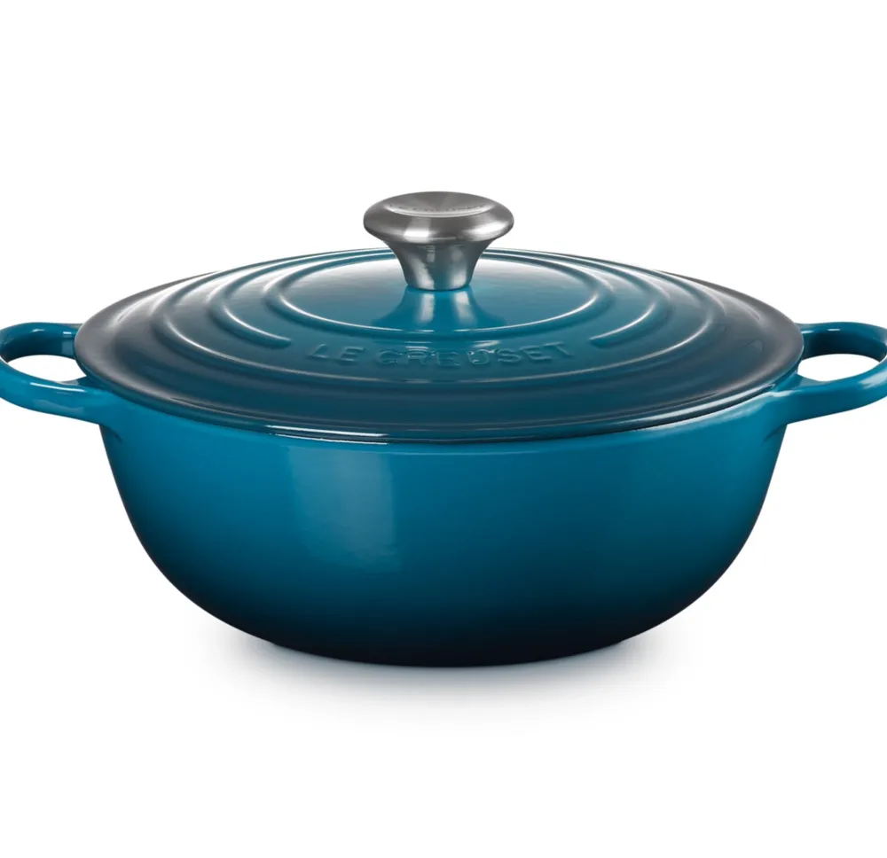 Le Creuset Braadpan Marmite Gietijzer Deep Teal 26 cm Online