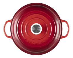 Braadpan Le Creuset Marmite Signature Gietijzer Rond Kersenrood 26 cm