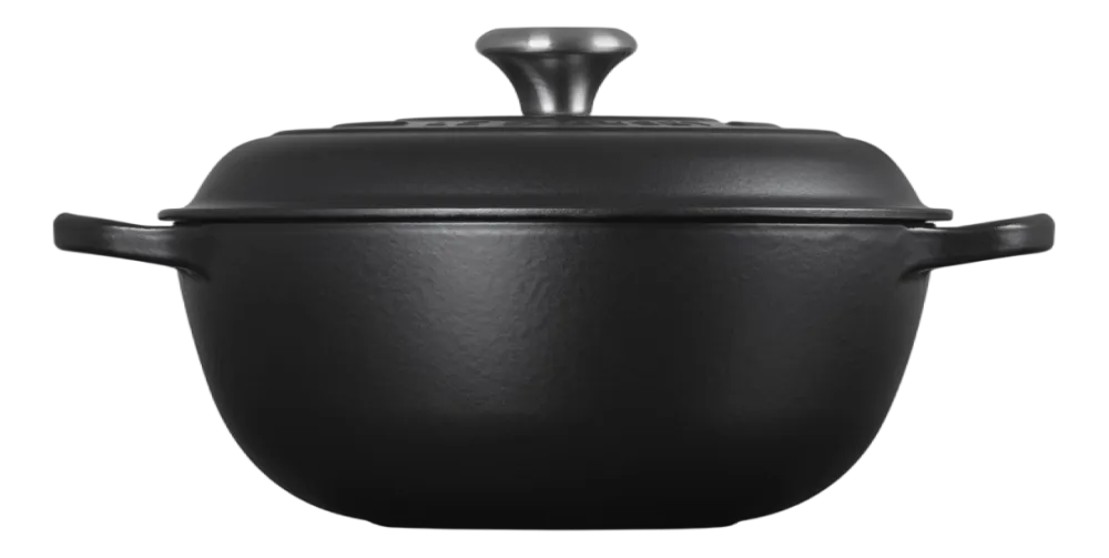 Le Creuset Braadpan Marmite Signature Gietijzer Rond Mat Zwart 26 cm Online