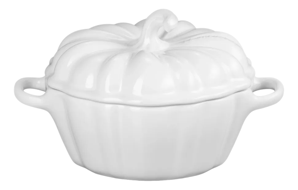 Braadpan Le Creuset Mini Pompoen Wit 11 cm
