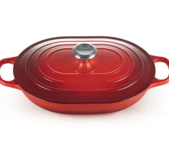 Le Creuset Braadpan Oblong Kersenrood 31 cm Sale