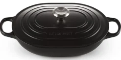Le Creuset Braadpan Oblong Mat Zwart 31 cm Clearance