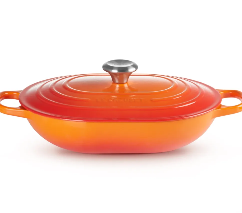 Braadpan Le Creuset Oblong Oranjerood 31 cm