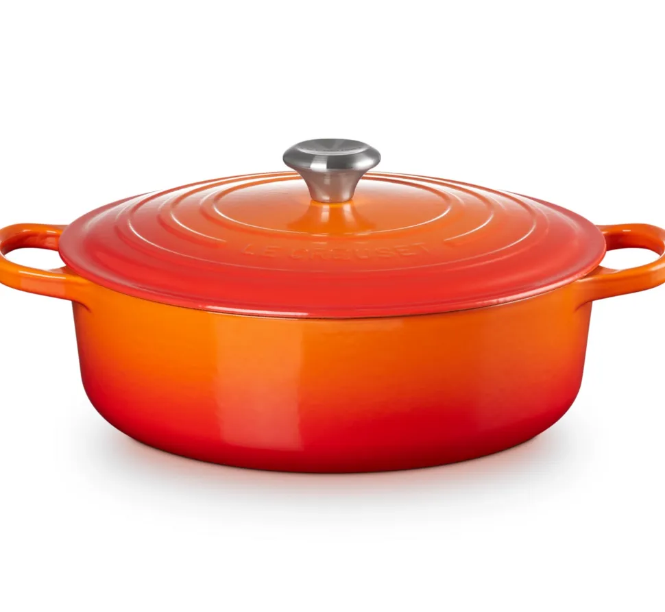 Braadpan Le Creuset Signature Laag Oranjerood 30 cm