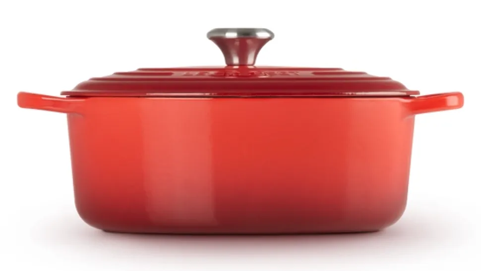 Braadpan Le Creuset Signature Ovaal Kersenrood 27 cm