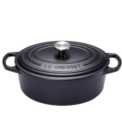 Braadpan Le Creuset Signature Ovaal Mat Zwart 40 cm
