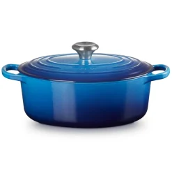 Le Creuset Braadpan Signature Ovaal Azure 27 cm Clearance