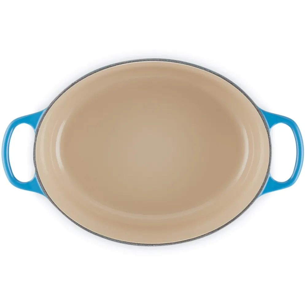 Le Creuset Braadpan Signature Ovaal Azure 27 cm Clearance