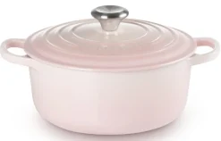 Braadpan Le Creuset Signature Rond Shell Pink 20 cm