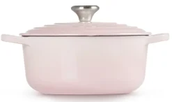 Braadpan Le Creuset Signature Rond Shell Pink 20 cm