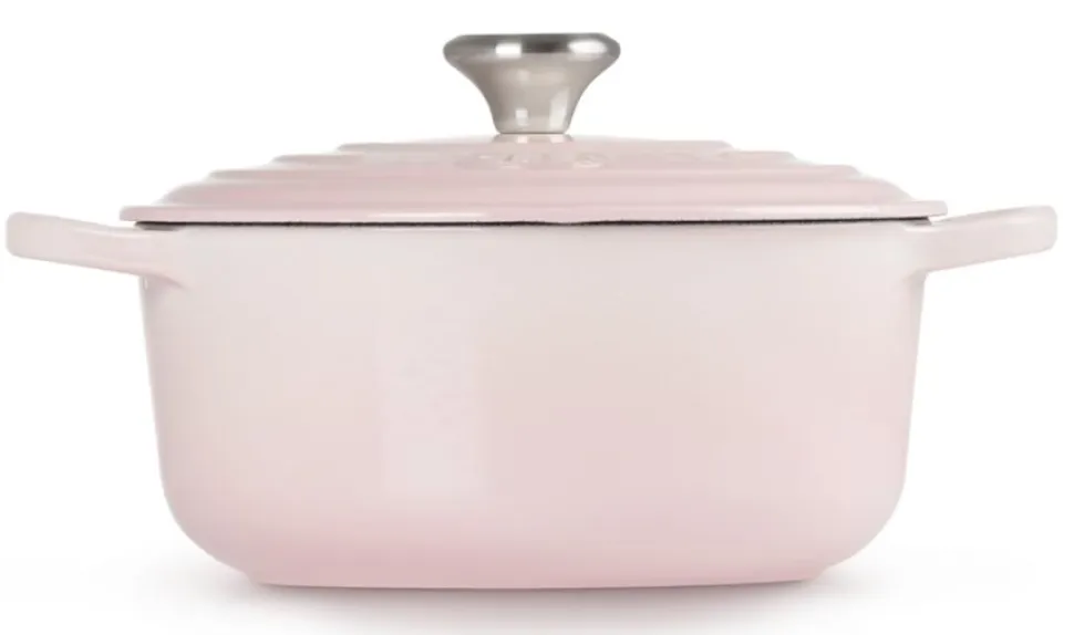 Braadpan Le Creuset Signature Rond Shell Pink 20 cm
