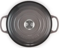 Le Creuset Braadpan Signature Rond Flint 24 cm Hot