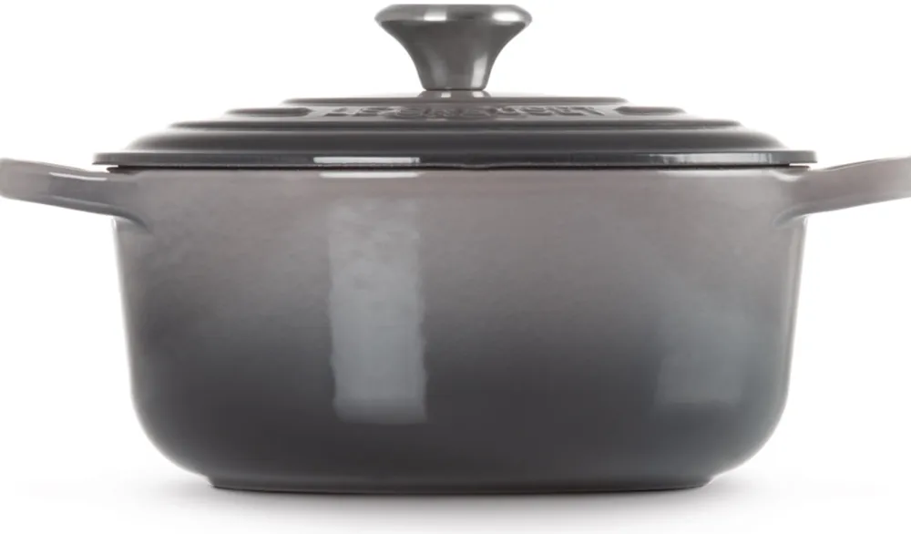 Le Creuset Braadpan Signature Rond Flint 24 cm Hot