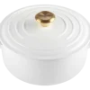 Le Creuset Braadpan Signature Rond White 20 cm Outlet