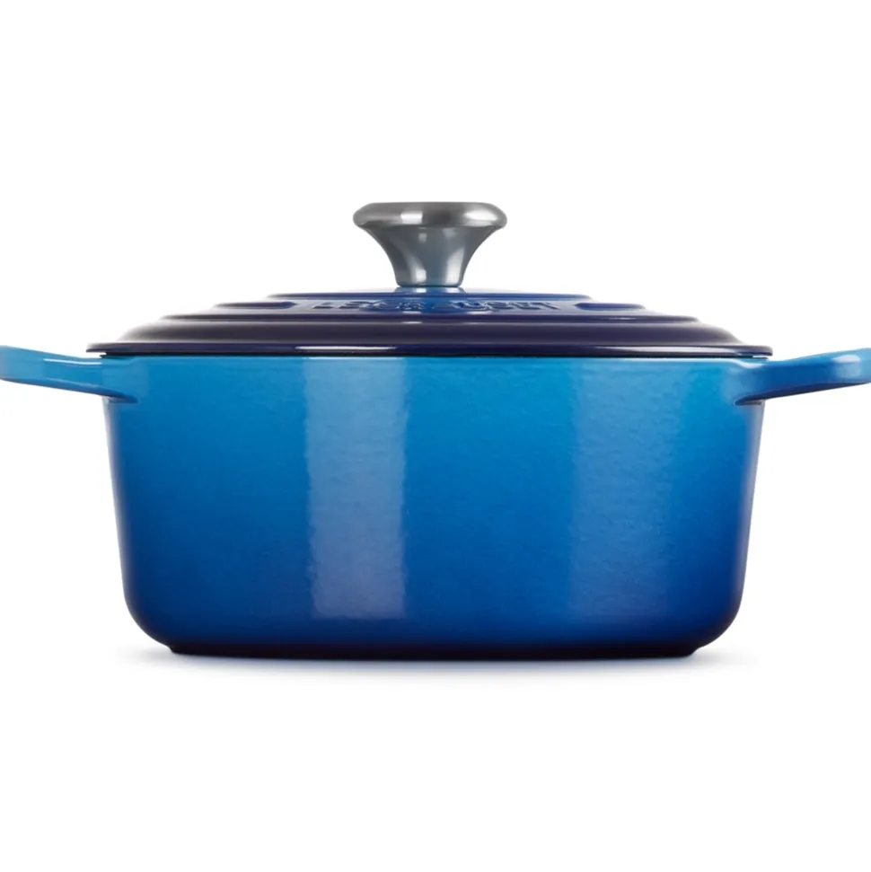 Le Creuset Braadpan Signature Rond Azure 34 cm Hot