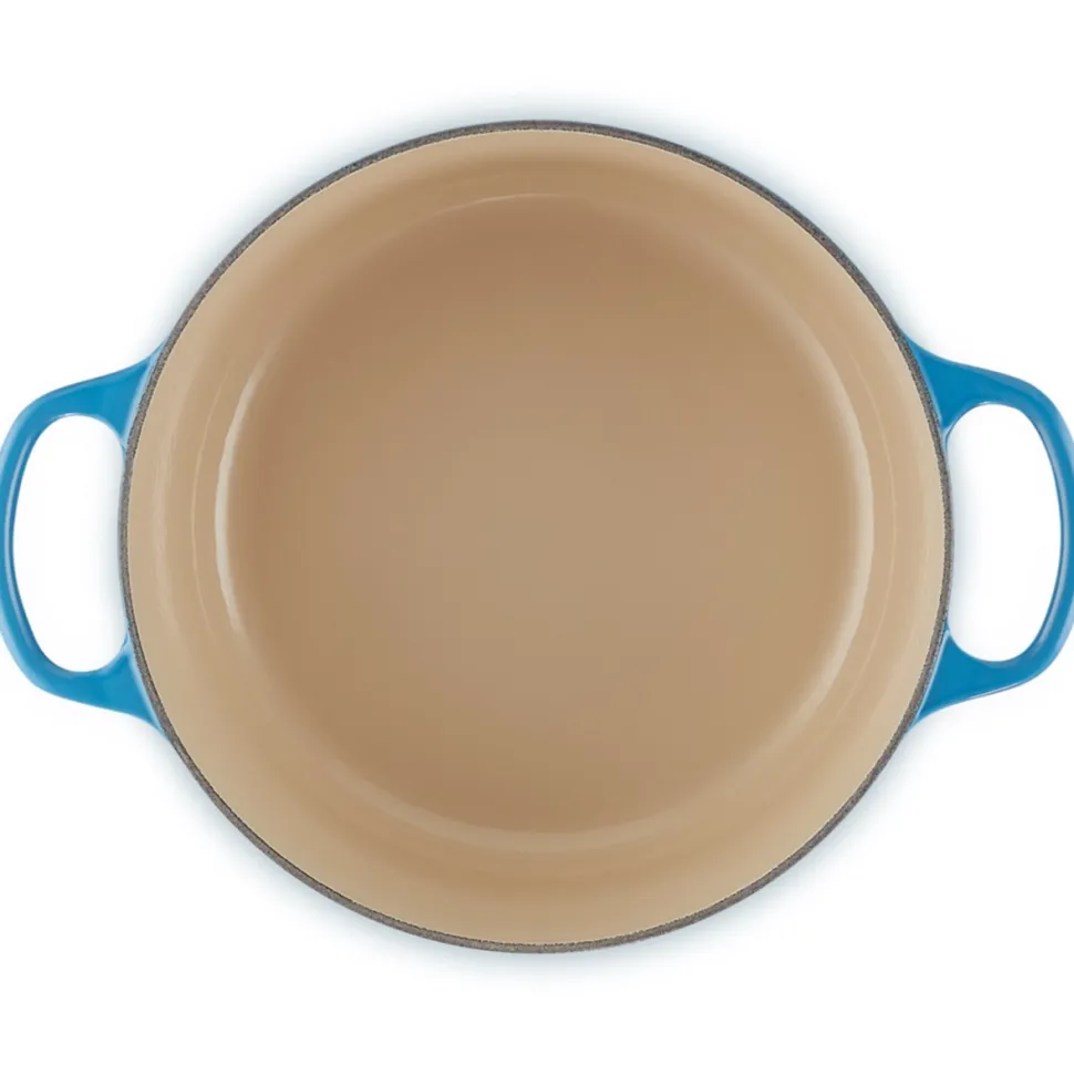 Le Creuset Braadpan Signature Rond Azure 34 cm Hot
