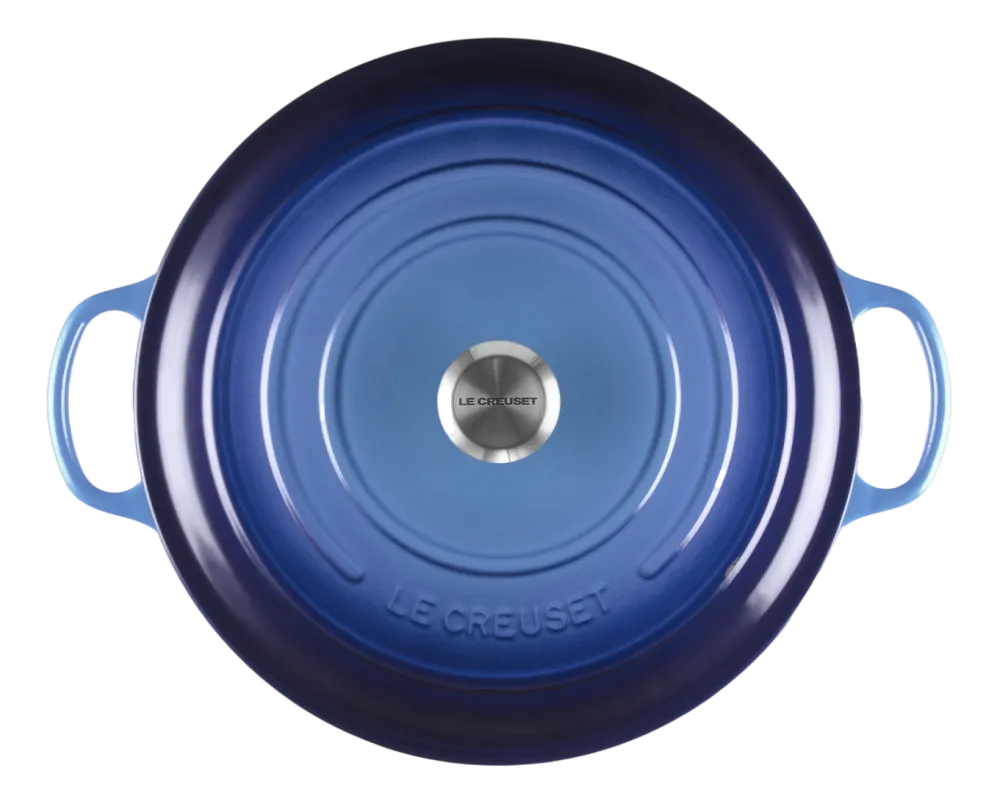 Le Creuset Braadpan Signature Rond Azure 34 cm Hot
