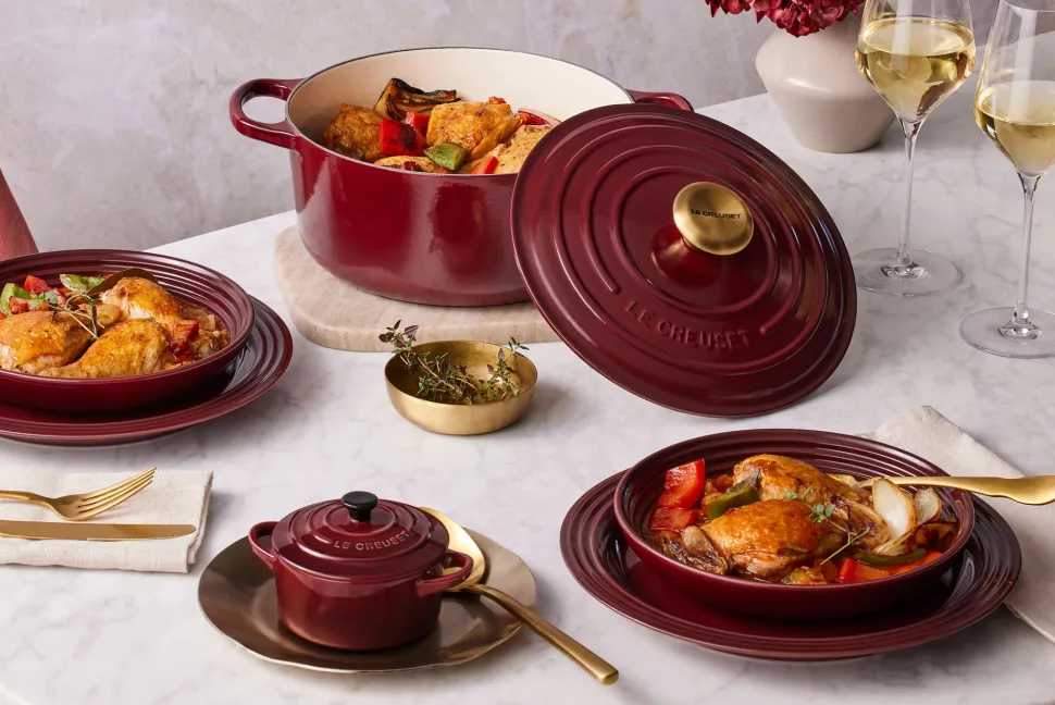 Braadpan Le Creuset Signature Rond Garnet 20 cm
