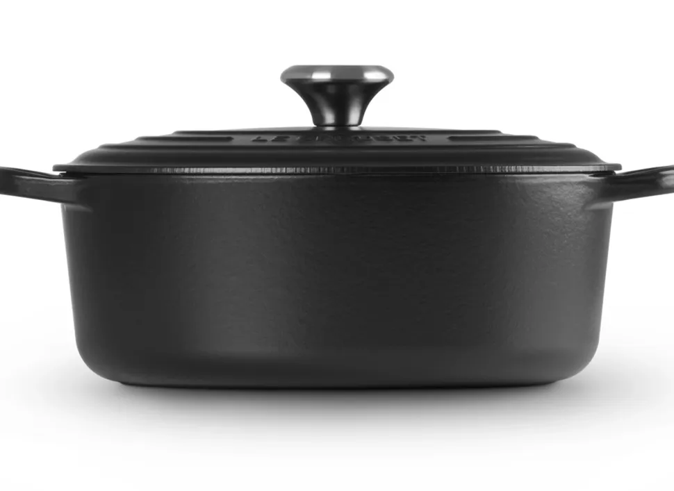 Braadpan Le Creuset Signature Ovaal Mat Zwart 27 cm