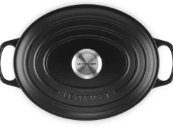 Braadpan Le Creuset Signature Ovaal Mat Zwart 27 cm