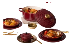 Braadpan Le Creuset Signature Rond Garnet 24 cm
