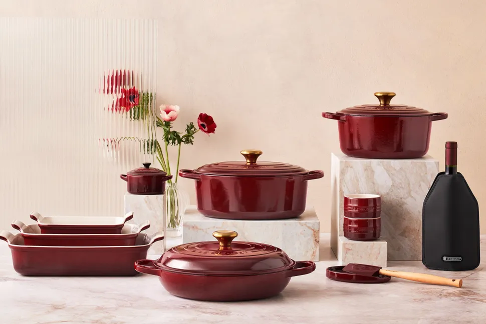 Braadpan Le Creuset Signature Rond Garnet 24 cm