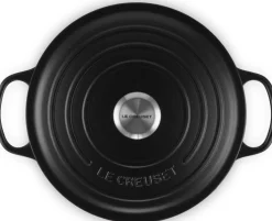 Braadpan Le Creuset Signature Rond Mat Zwart 26 cm