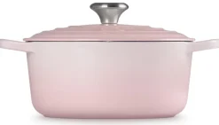 Braadpan Le Creuset Signature Rond Shell Pink 24 cm