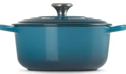 Le Creuset Braadpan Signature Rond Deep Teal 20 cm Best