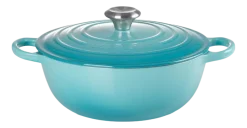 Braadpan Le Creuset Signature Rond Caribbean Blue 26 cm