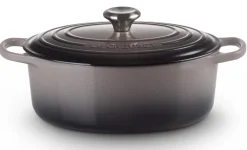 Le Creuset Braadpan Signature Ovaal Flint 31 cm Outlet