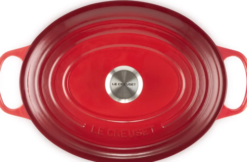 Braadpan Le Creuset Signature Ovaal Kersenrood 31 cm