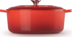 Braadpan Le Creuset Signature Ovaal Kersenrood 31 cm
