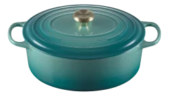 Le Creuset Braadpan Signature Bleu Riviera Hot