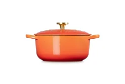 Braadpan Le Creuset Signature Rond Flamme Dorée 20 cm