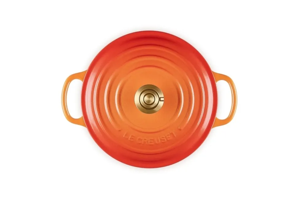 Braadpan Le Creuset Signature Rond Flamme Dorée 20 cm