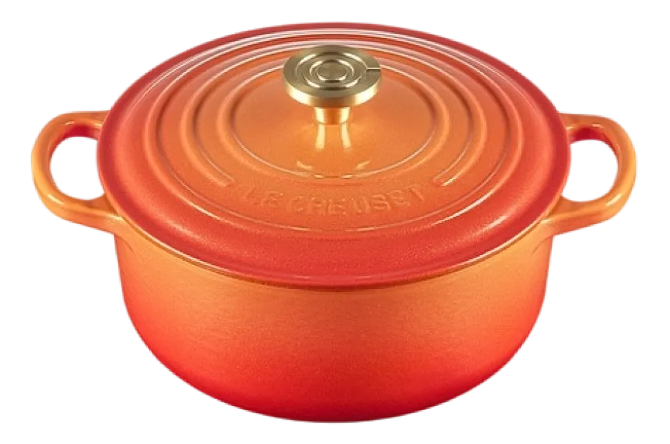 Braadpan Le Creuset Signature Rond Flamme Dorée 20 cm