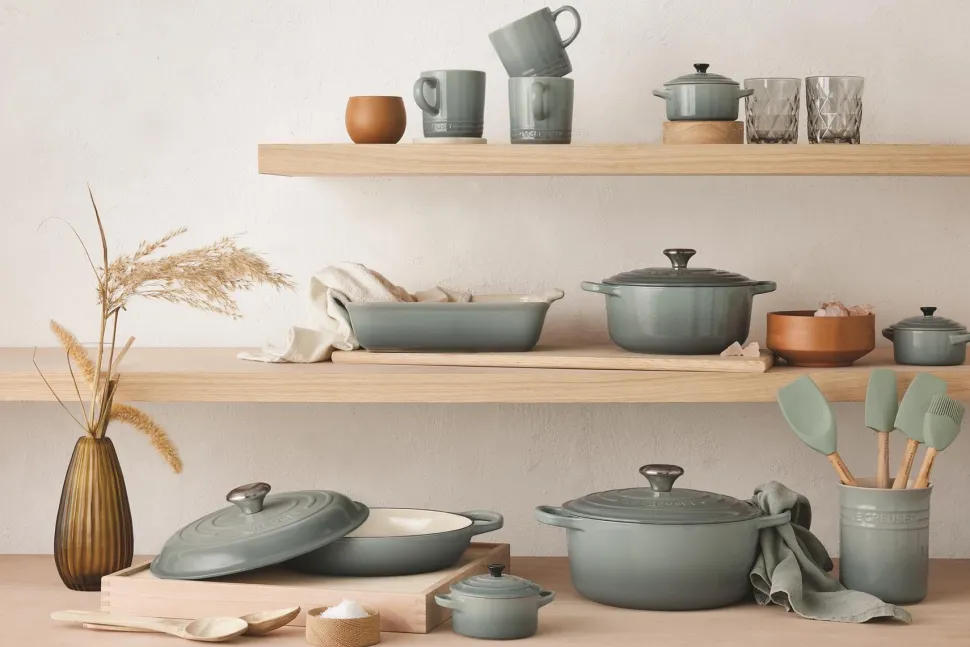 Braadpan Le Creuset Signature Rond Sea Salt 24 cm