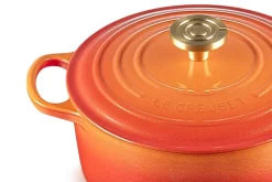 Le Creuset Braadpan Signature Rond Flamme Dorée 24 cm Sale