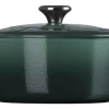 Le Creuset Braadpan Wicked Collection Elphaba Signature Rond Midnight Green 24 cm