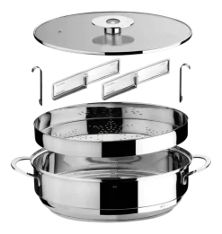 Braadpan Mepra Naturalmente Zilver 48 cm
