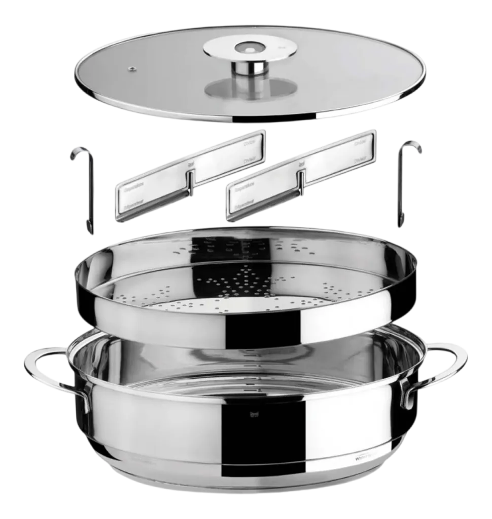 Braadpan Mepra Naturalmente Zilver 48 cm