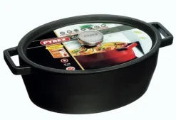 Braadpan Pyrex Slowcook Ovaal Grijs 5,8 L