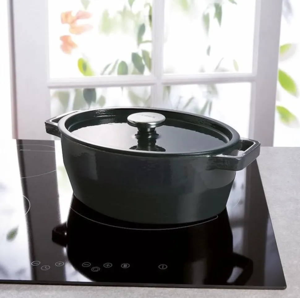 Braadpan Pyrex Slowcook Ovaal Grijs 5,8 L
