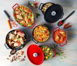 Braadpan Pyrex Slowcook Rond Rood 6,3 L