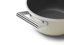 Braadpan Smeg 50's Style Crème 24 cm